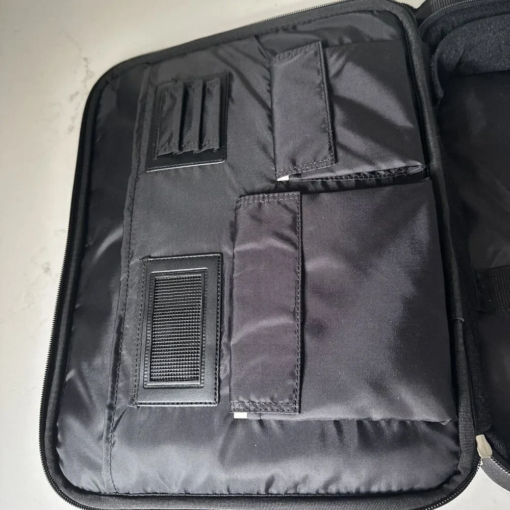 INIT Laptop Computer Shoulder Bag Black 12”x15” Shoulder Strap